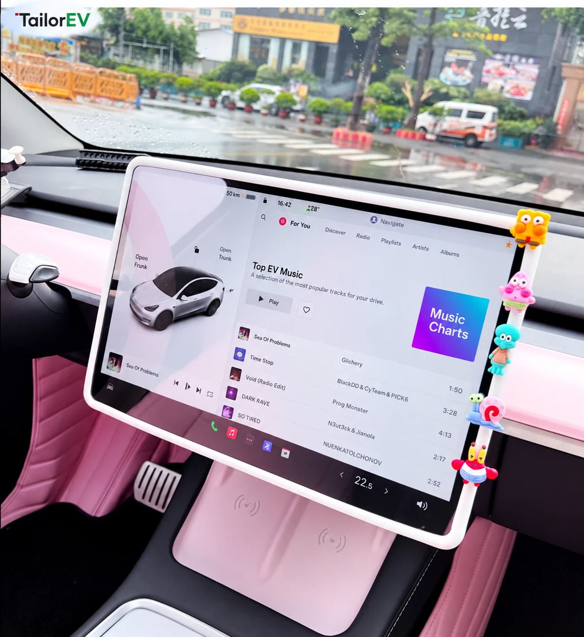 Tesla Center Screen Protective Frame & Interior Kits product detail
