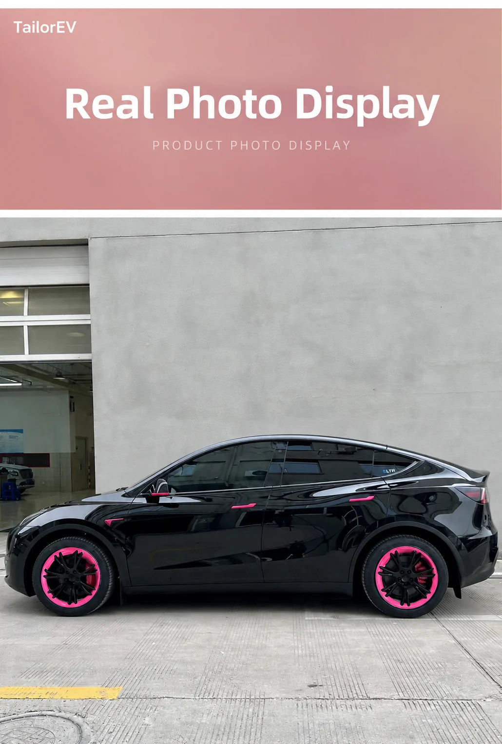 Tesla Emblem, Handle & Camera Accent Decal Kits product detail