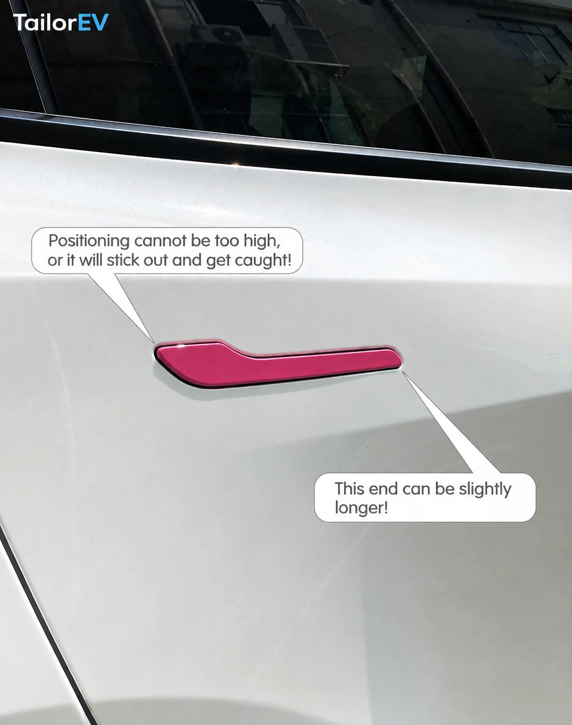 Tesla Emblem, Handle & Camera Accent Decal Kits product detail